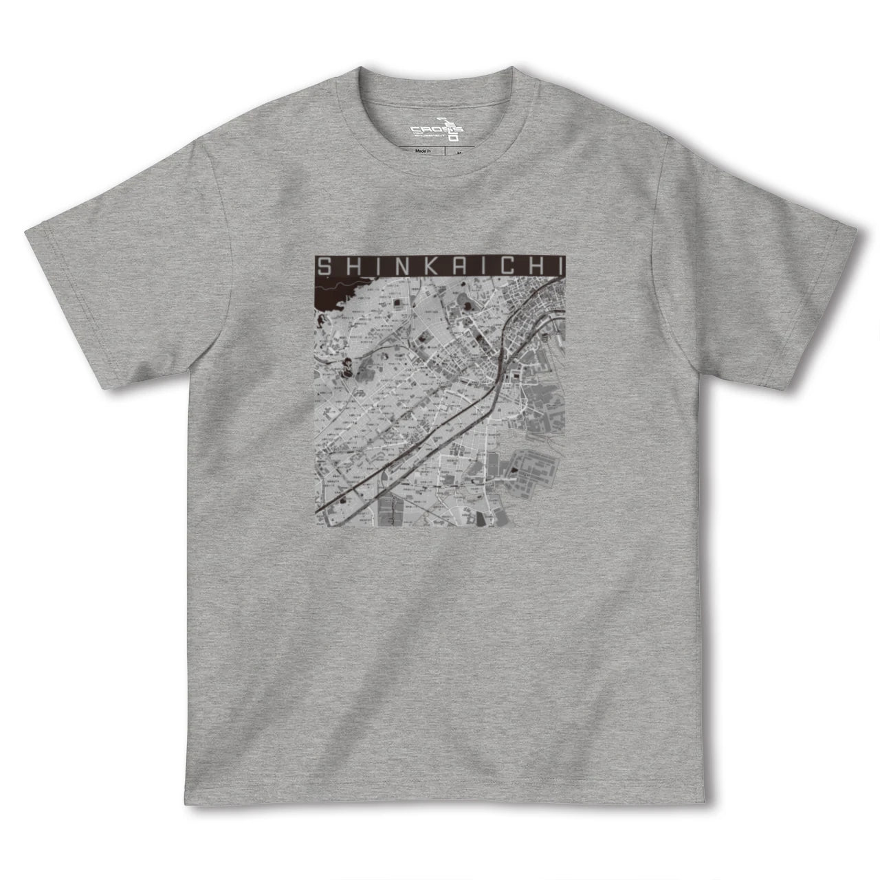 【新開地(兵庫県)】地図柄ヘビーウェイトTシャツ