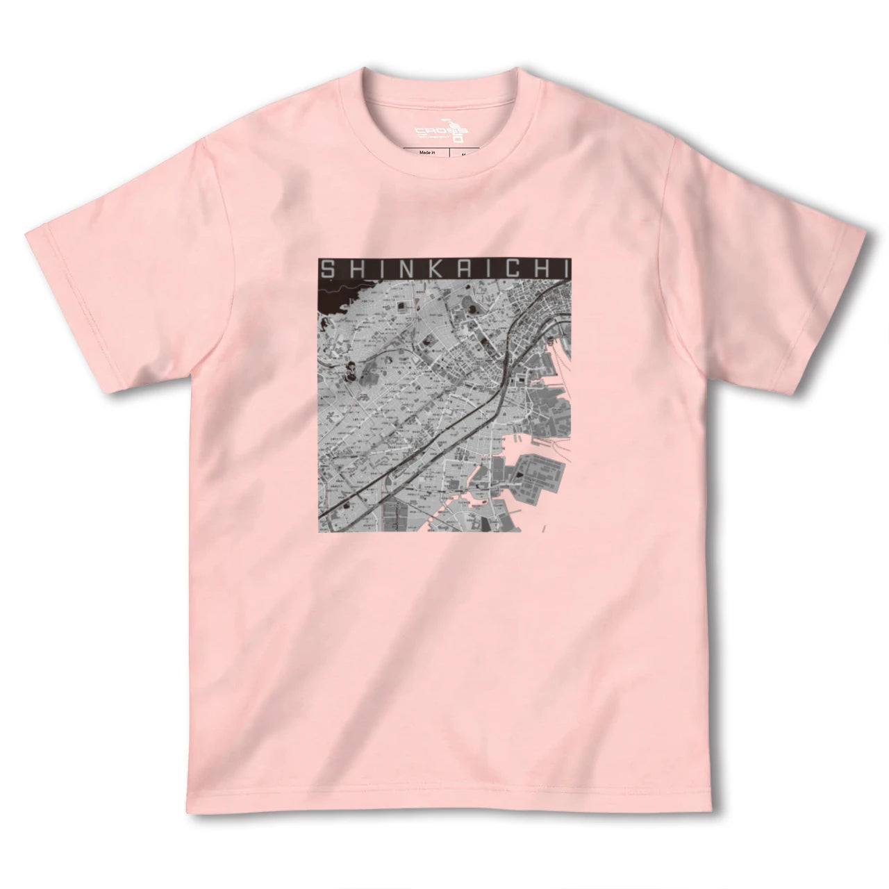 【新開地(兵庫県)】地図柄ヘビーウェイトTシャツ
