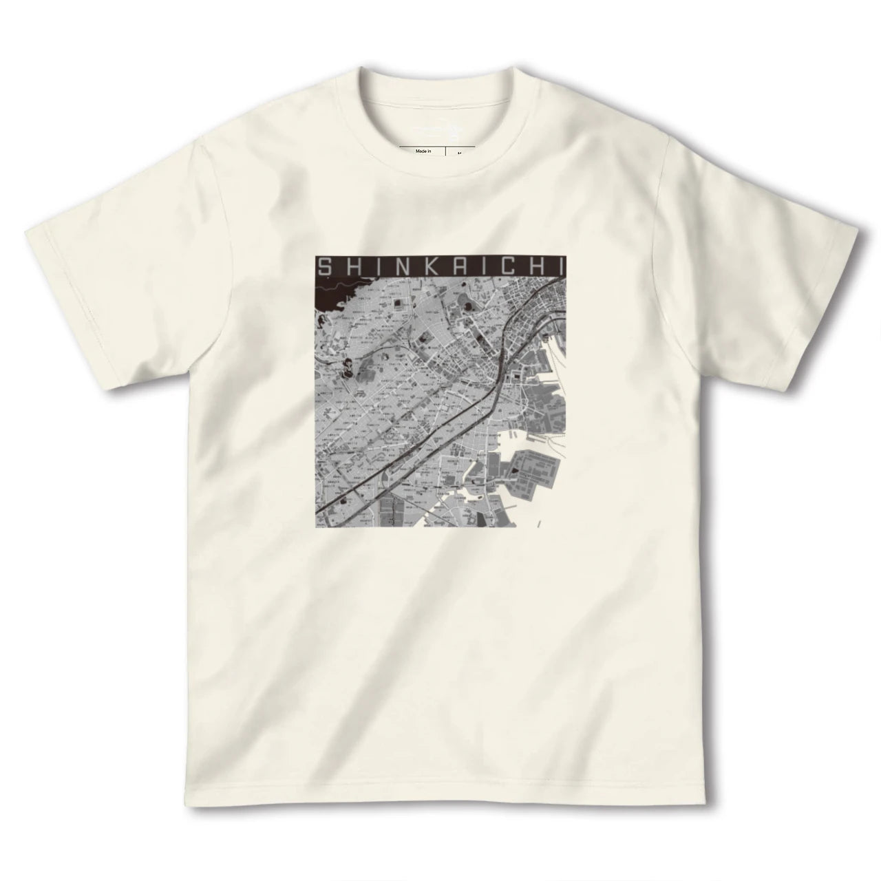 【新開地(兵庫県)】地図柄ヘビーウェイトTシャツ