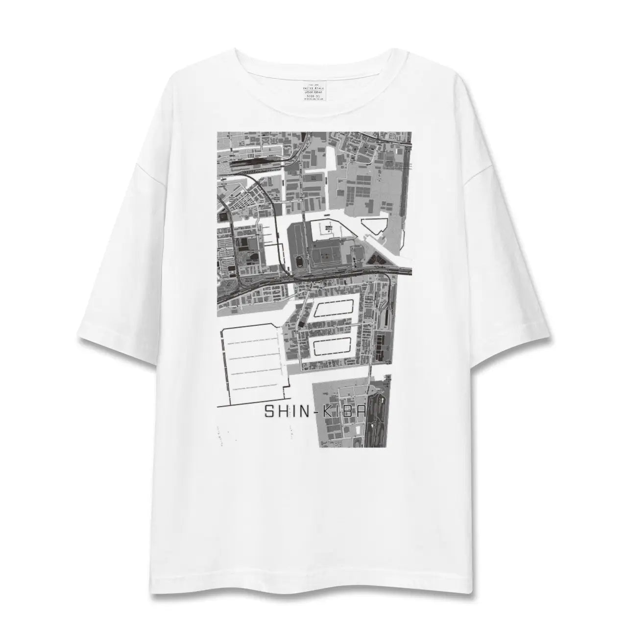 【新木場(東京都)】地図柄ビッグシルエットTシャツ
