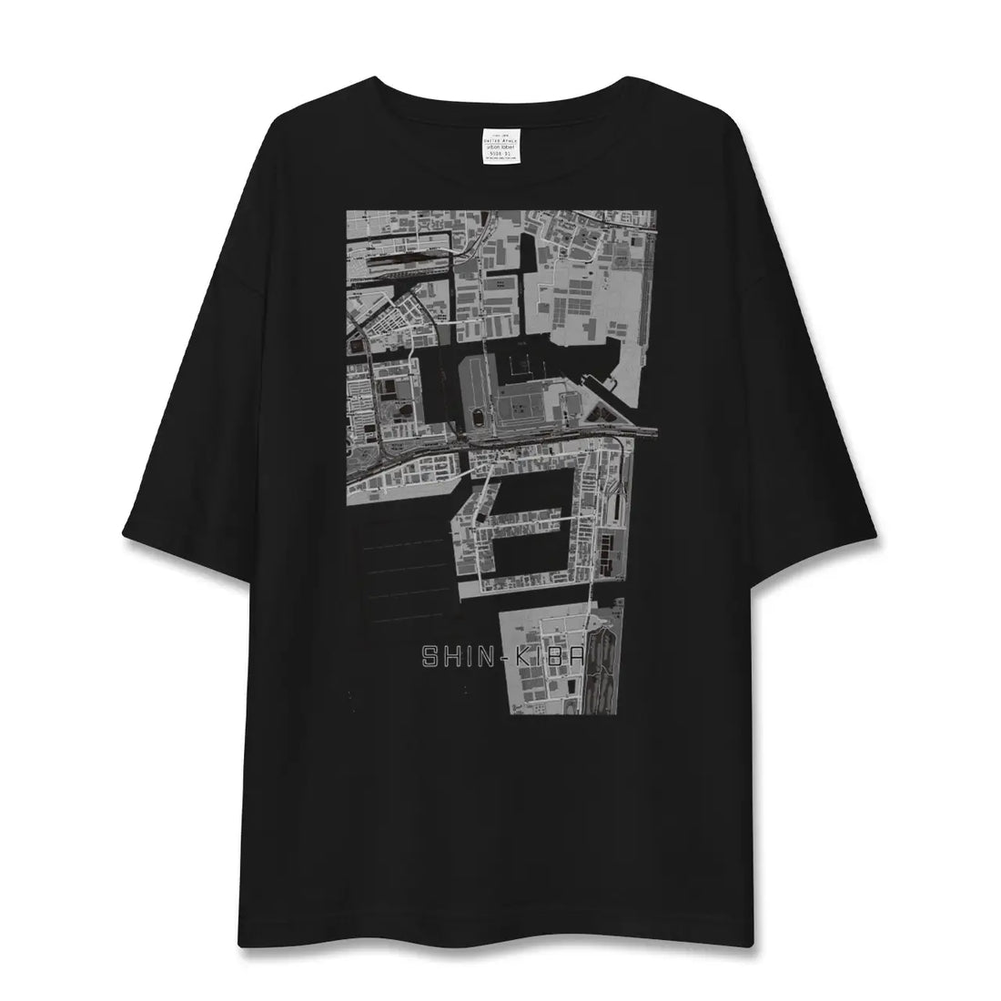 【新木場(東京都)】地図柄ビッグシルエットTシャツ