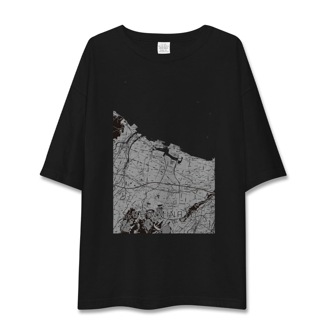【新湊(富山県)】地図柄ビッグシルエットTシャツ