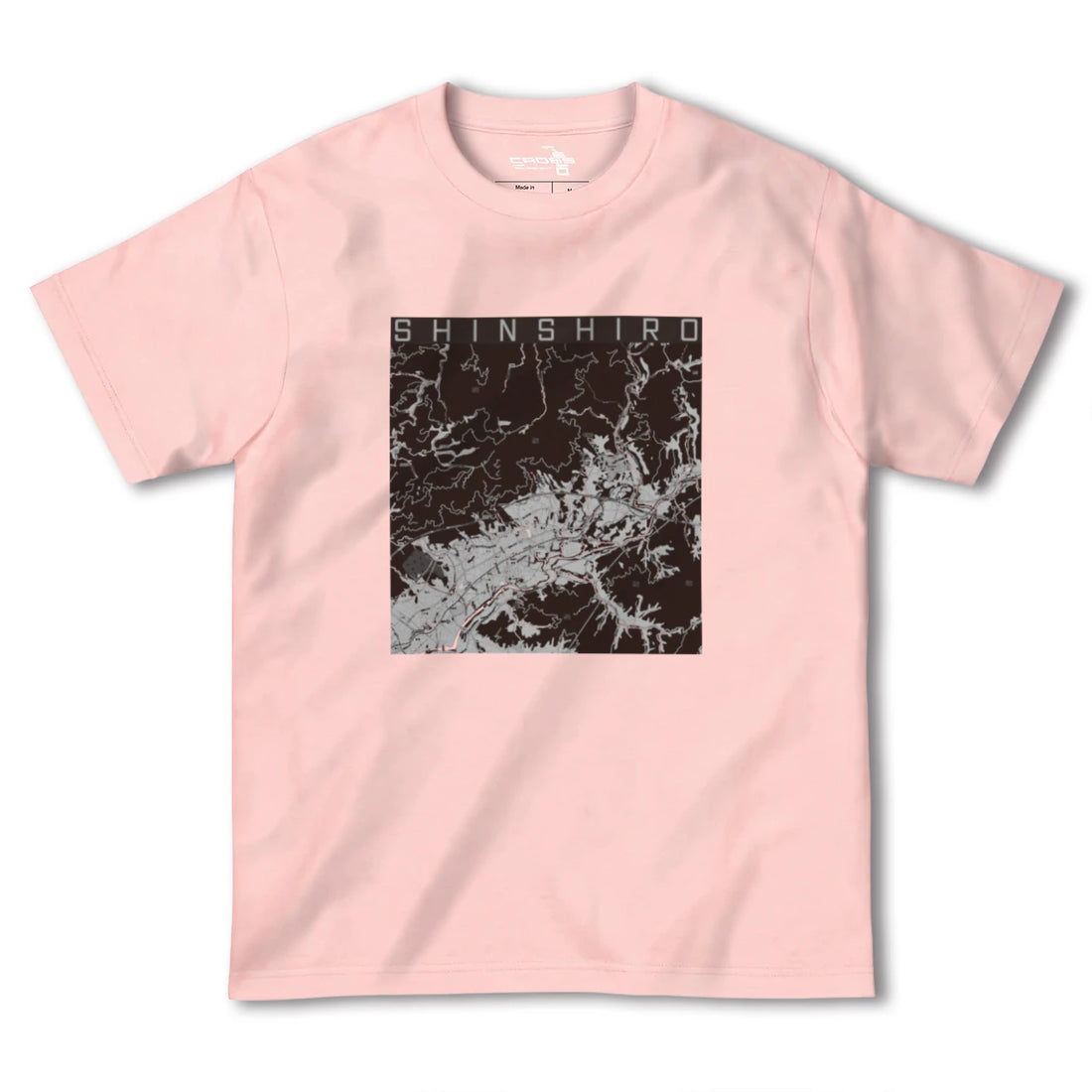 【新城(愛知県)】地図柄ヘビーウェイトTシャツ