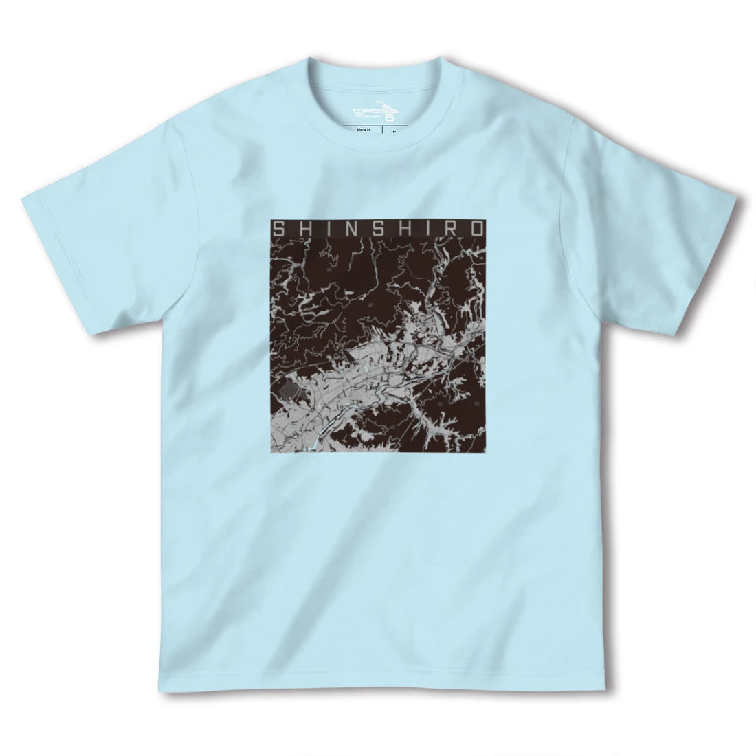 【新城(愛知県)】地図柄ヘビーウェイトTシャツ