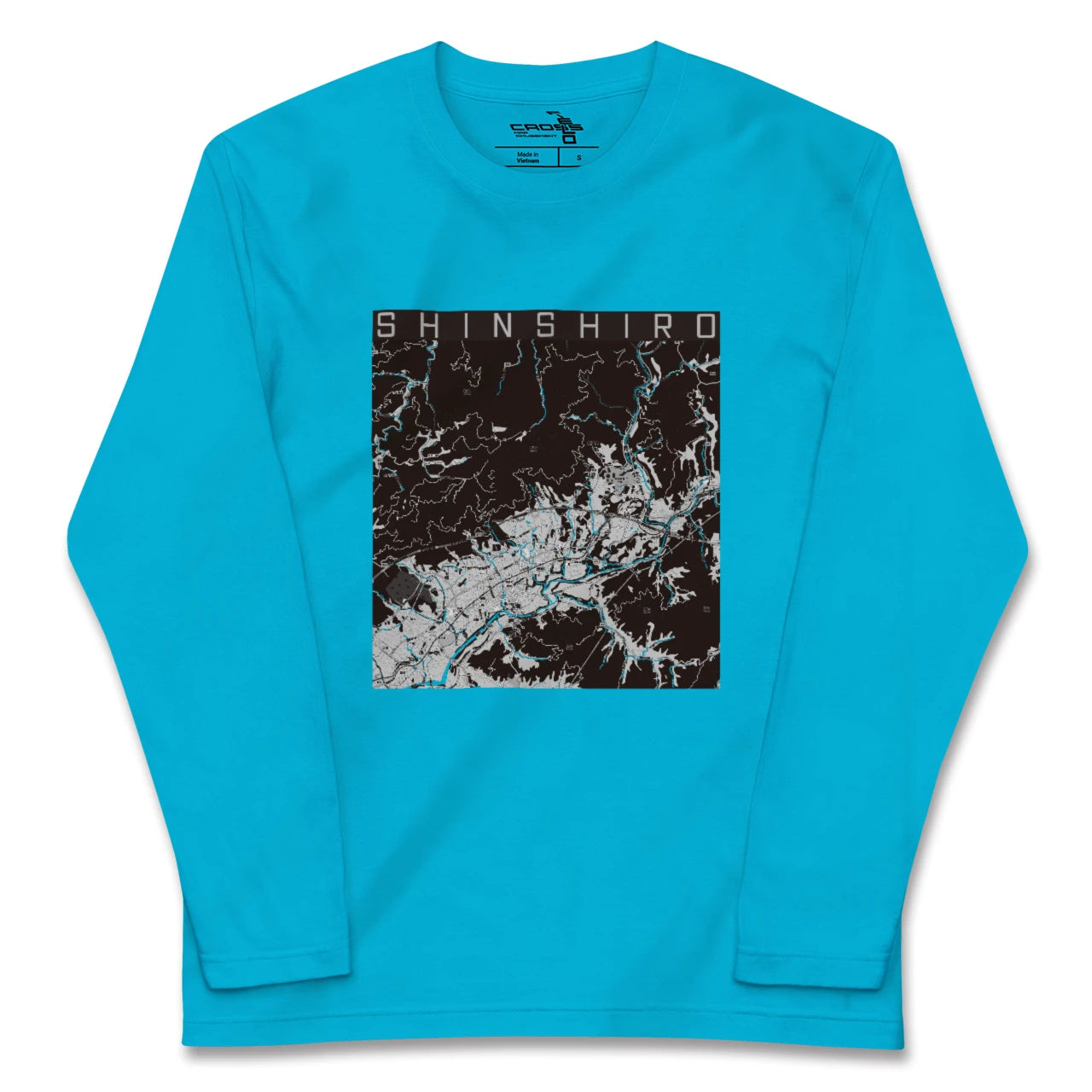 【新城(愛知県)】地図柄ロングスリーブTシャツ