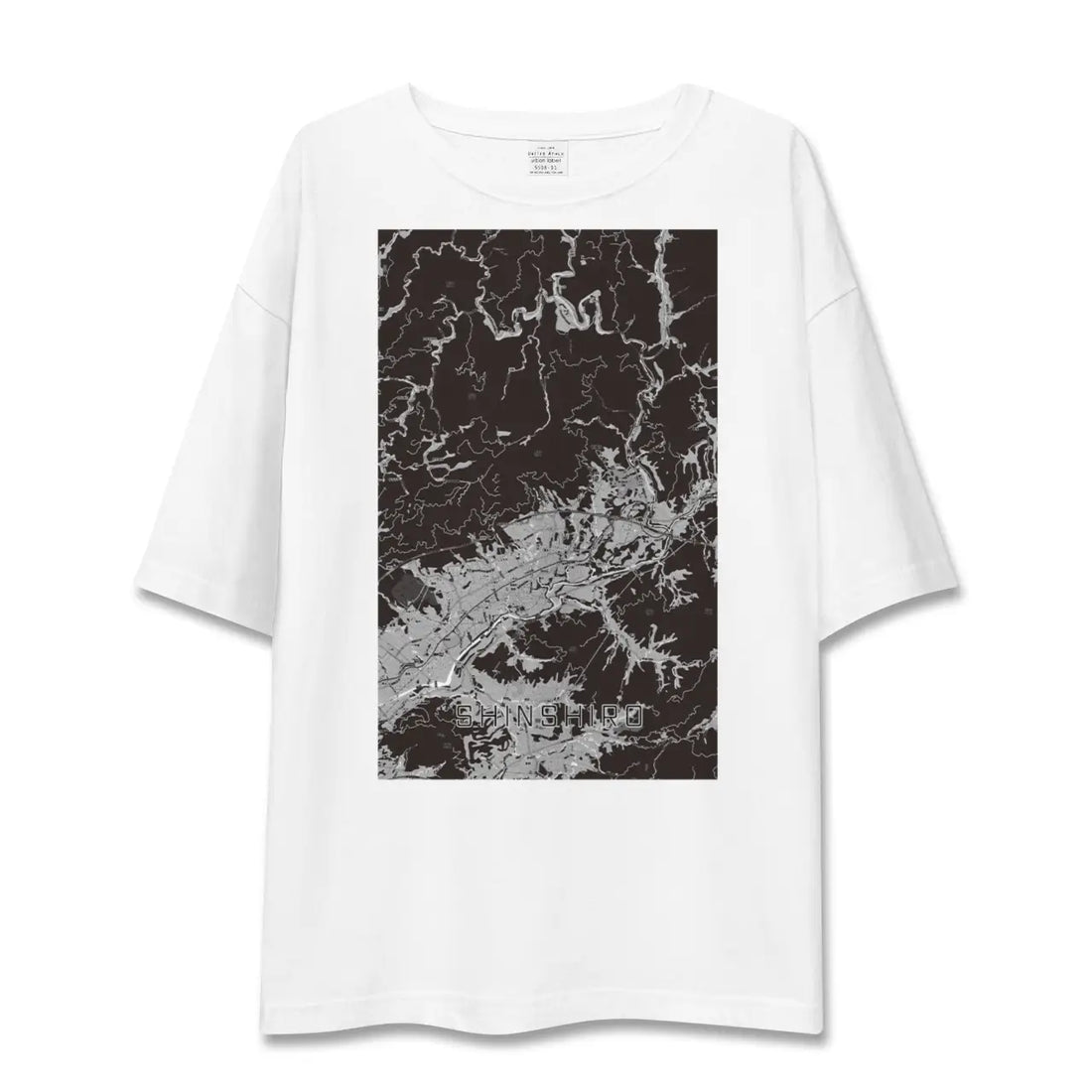 【新城(愛知県)】地図柄ビッグシルエットTシャツ