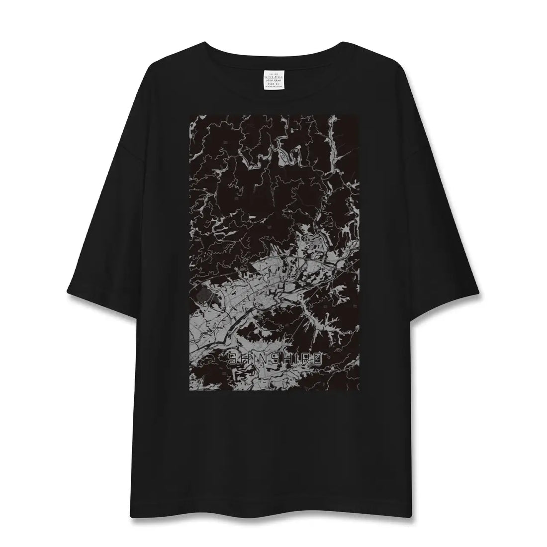 【新城(愛知県)】地図柄ビッグシルエットTシャツ