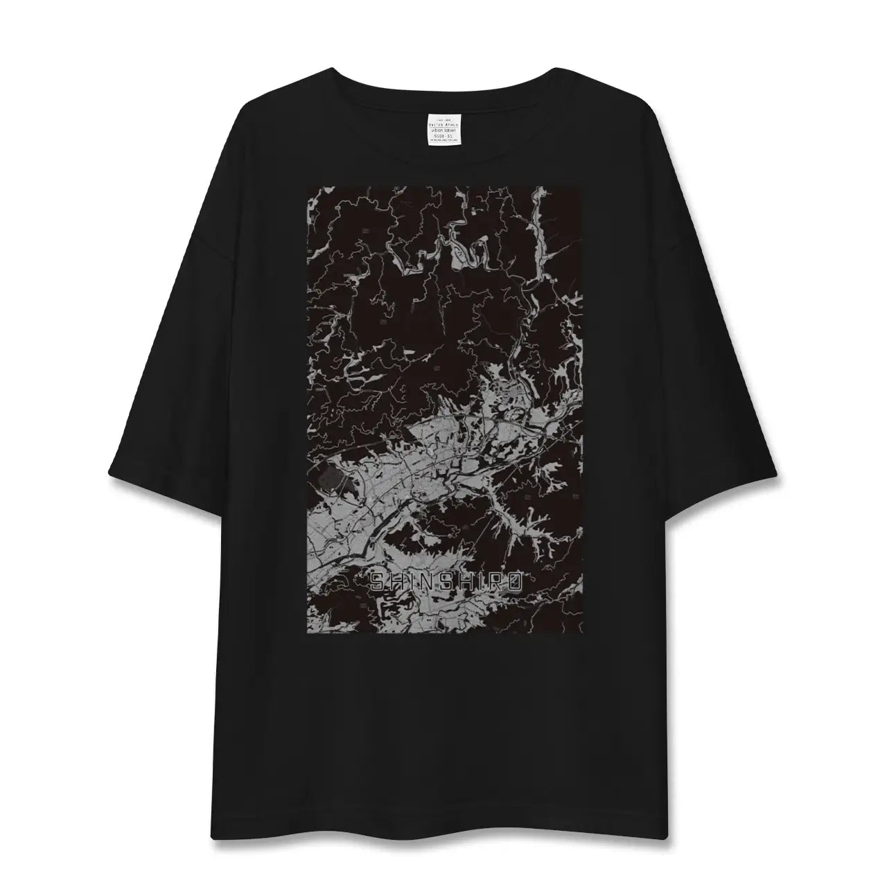 【新城(愛知県)】地図柄ビッグシルエットTシャツ