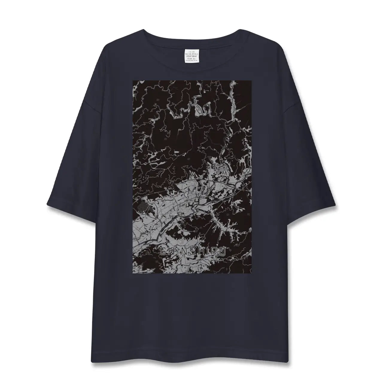【新城(愛知県)】地図柄ビッグシルエットTシャツ