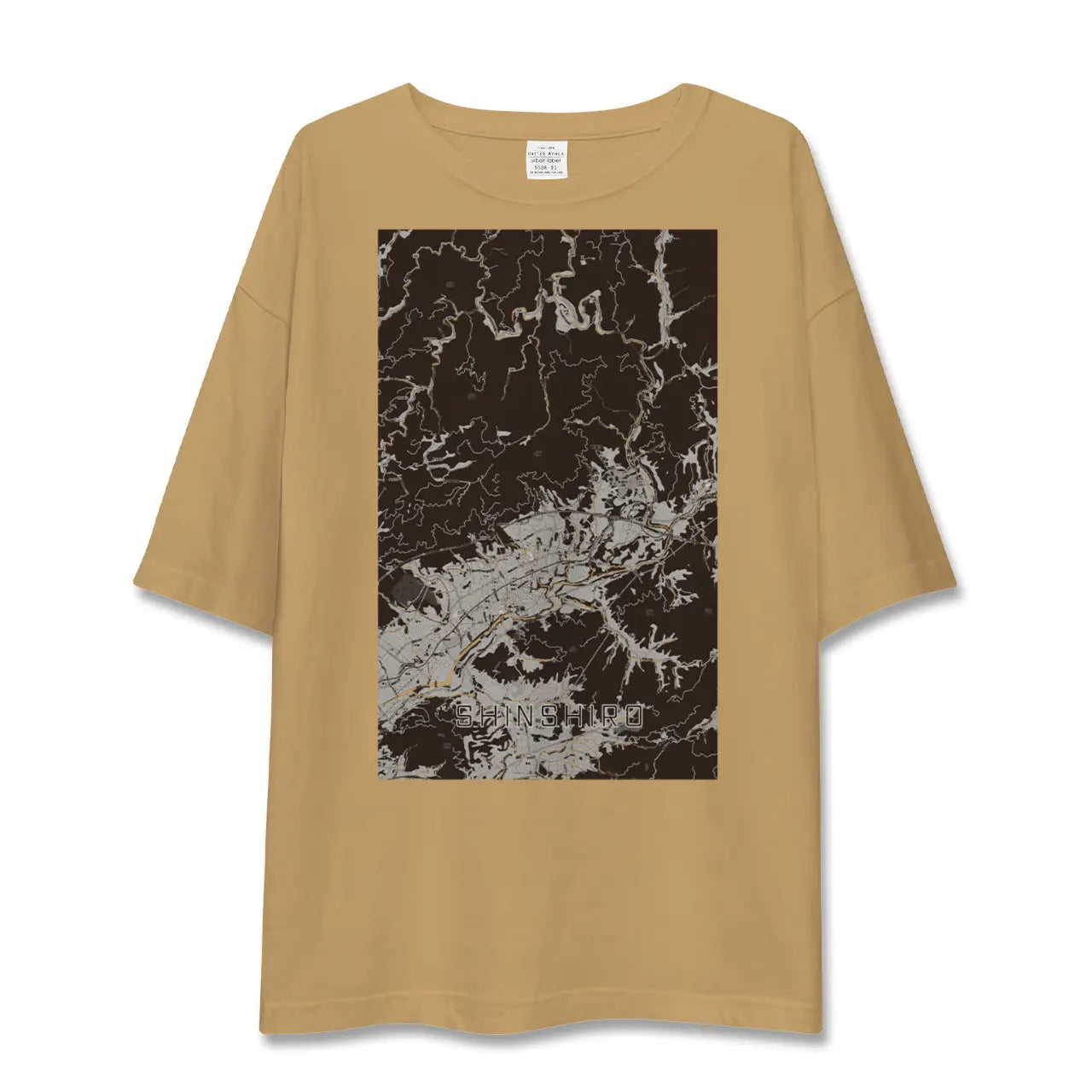 【新城(愛知県)】地図柄ビッグシルエットTシャツ