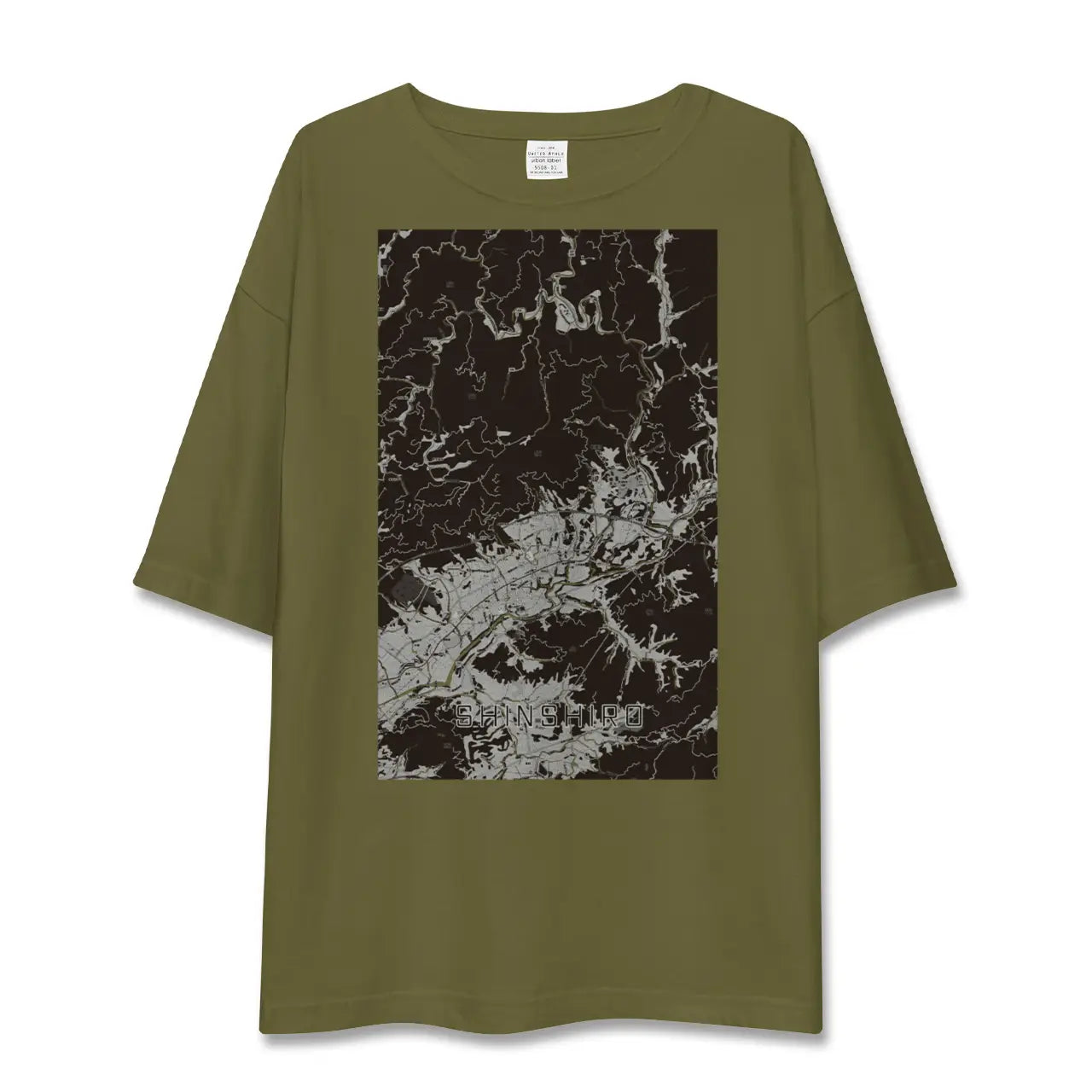 【新城(愛知県)】地図柄ビッグシルエットTシャツ