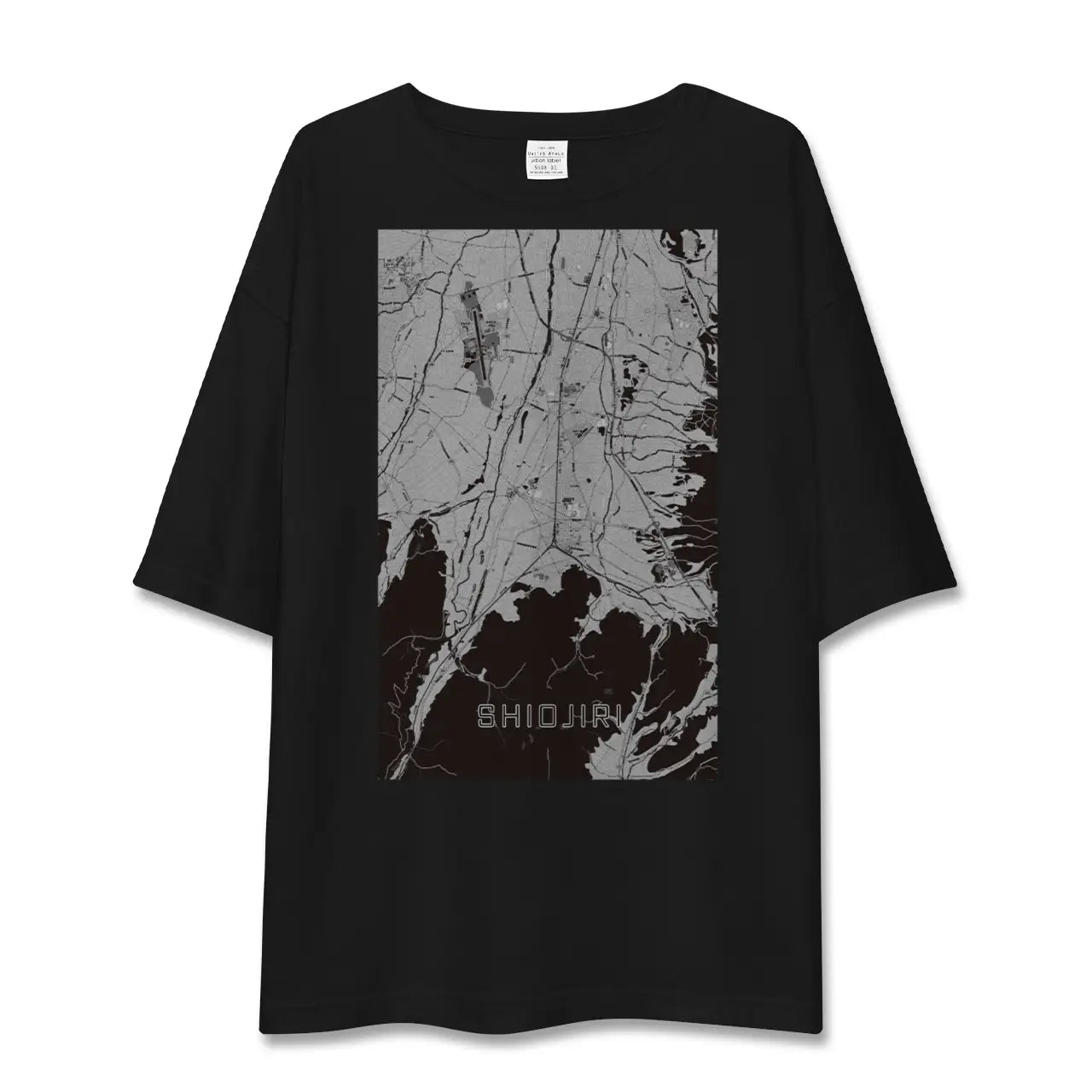 【塩尻(長野県)】地図柄ビッグシルエットTシャツ