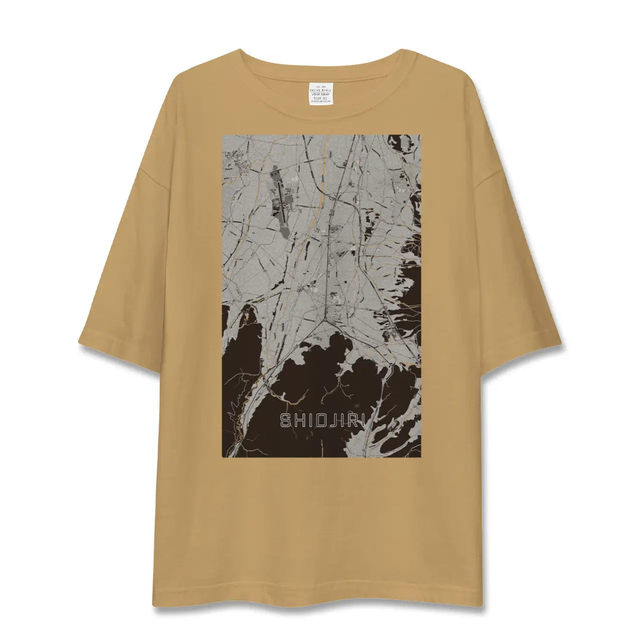 【塩尻(長野県)】地図柄ビッグシルエットTシャツ