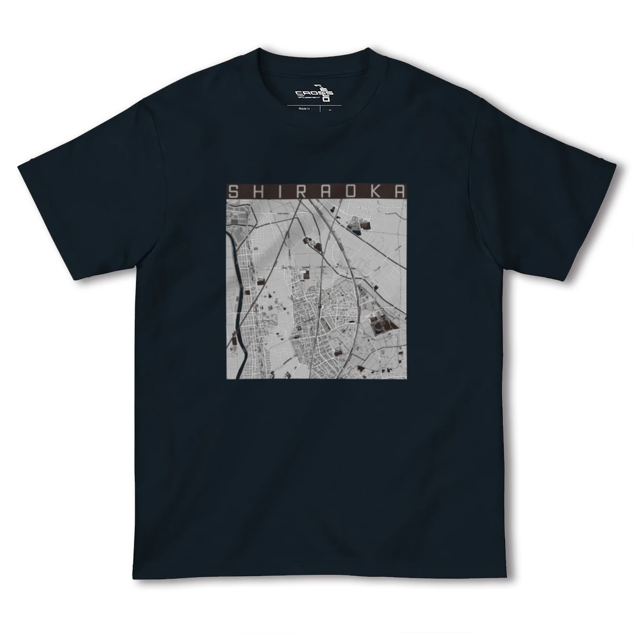 【白岡(埼玉県)】地図柄ヘビーウェイトTシャツ