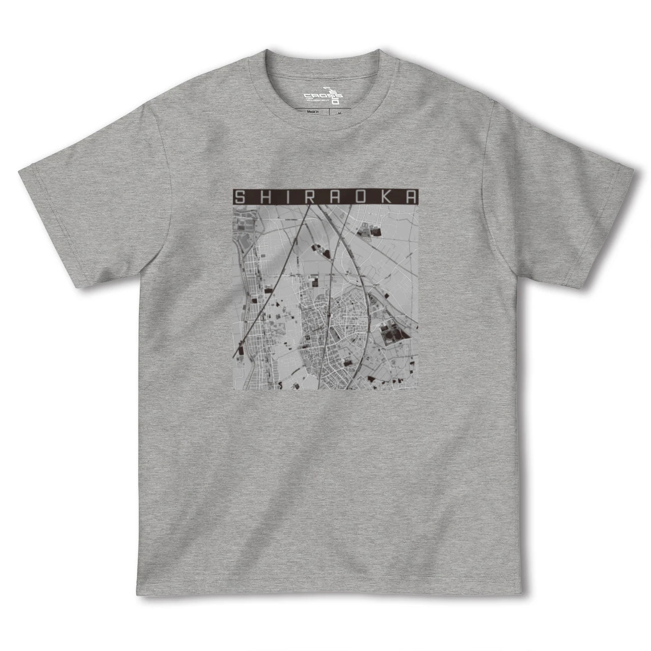 【白岡(埼玉県)】地図柄ヘビーウェイトTシャツ