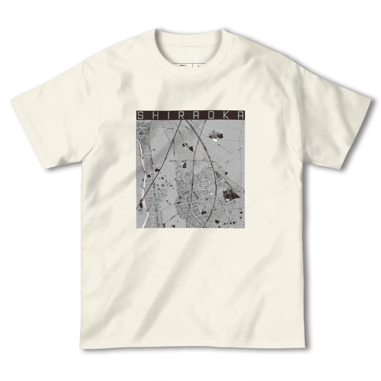 【白岡(埼玉県)】地図柄ヘビーウェイトTシャツ