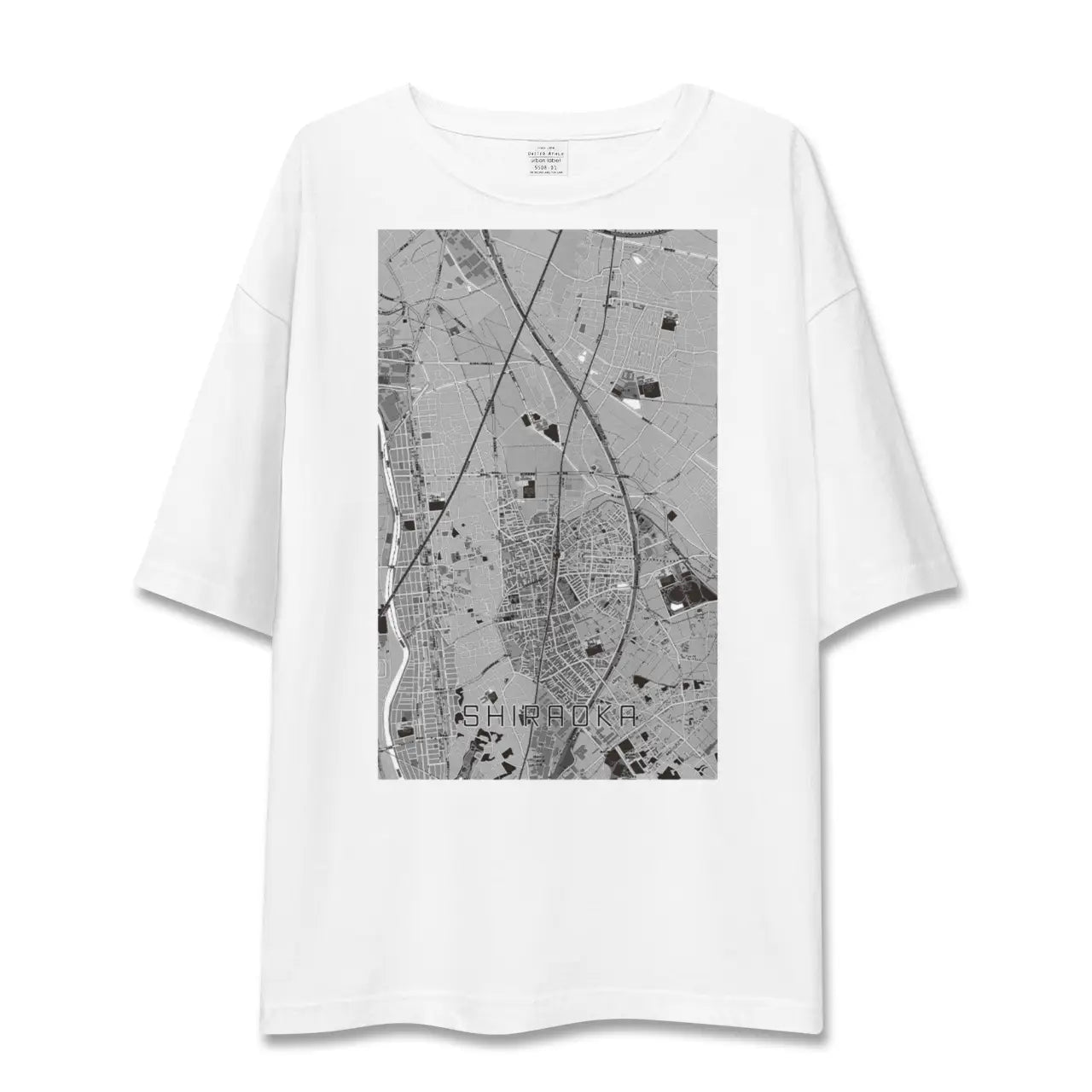 【白岡(埼玉県)】地図柄ビッグシルエットTシャツ