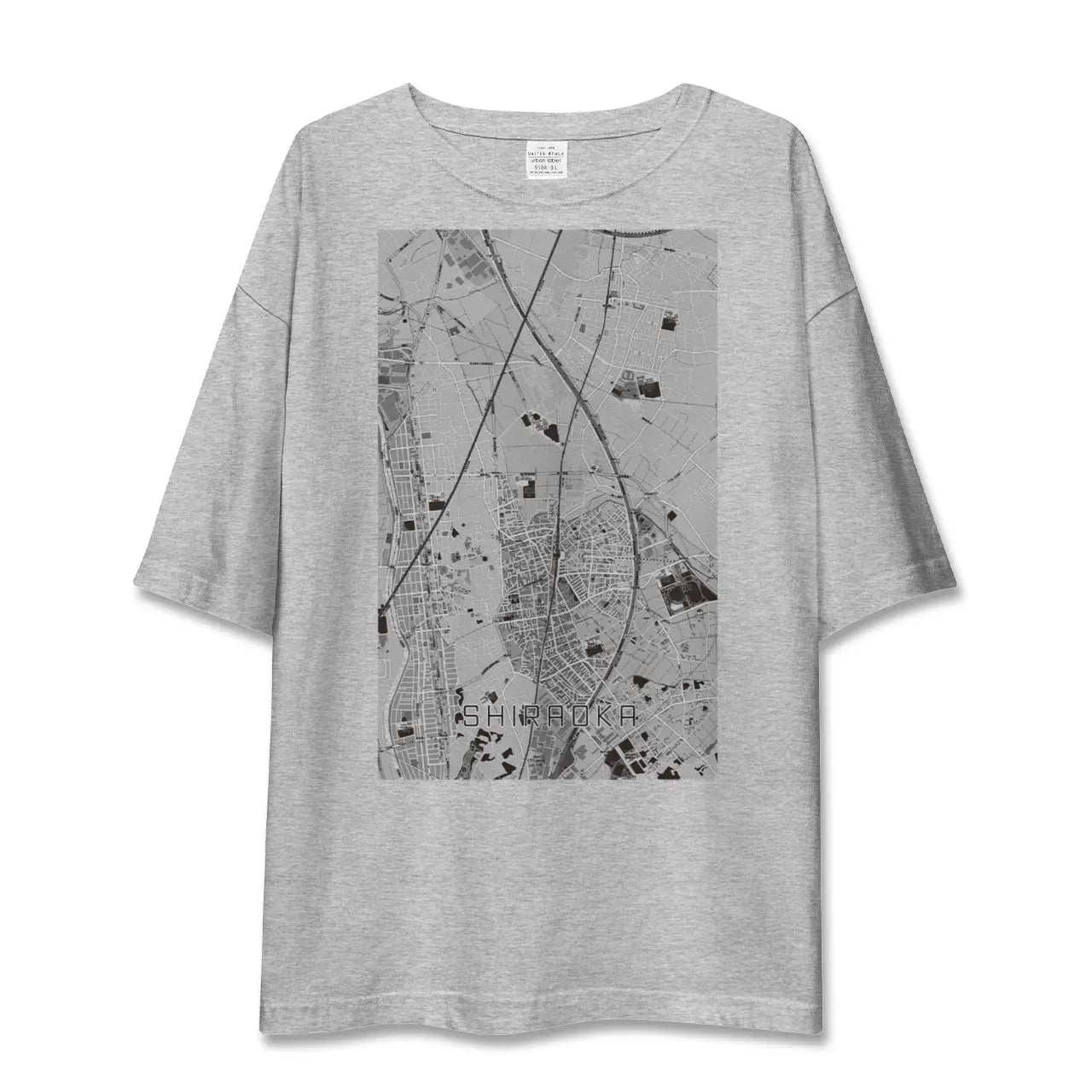 【白岡(埼玉県)】地図柄ビッグシルエットTシャツ