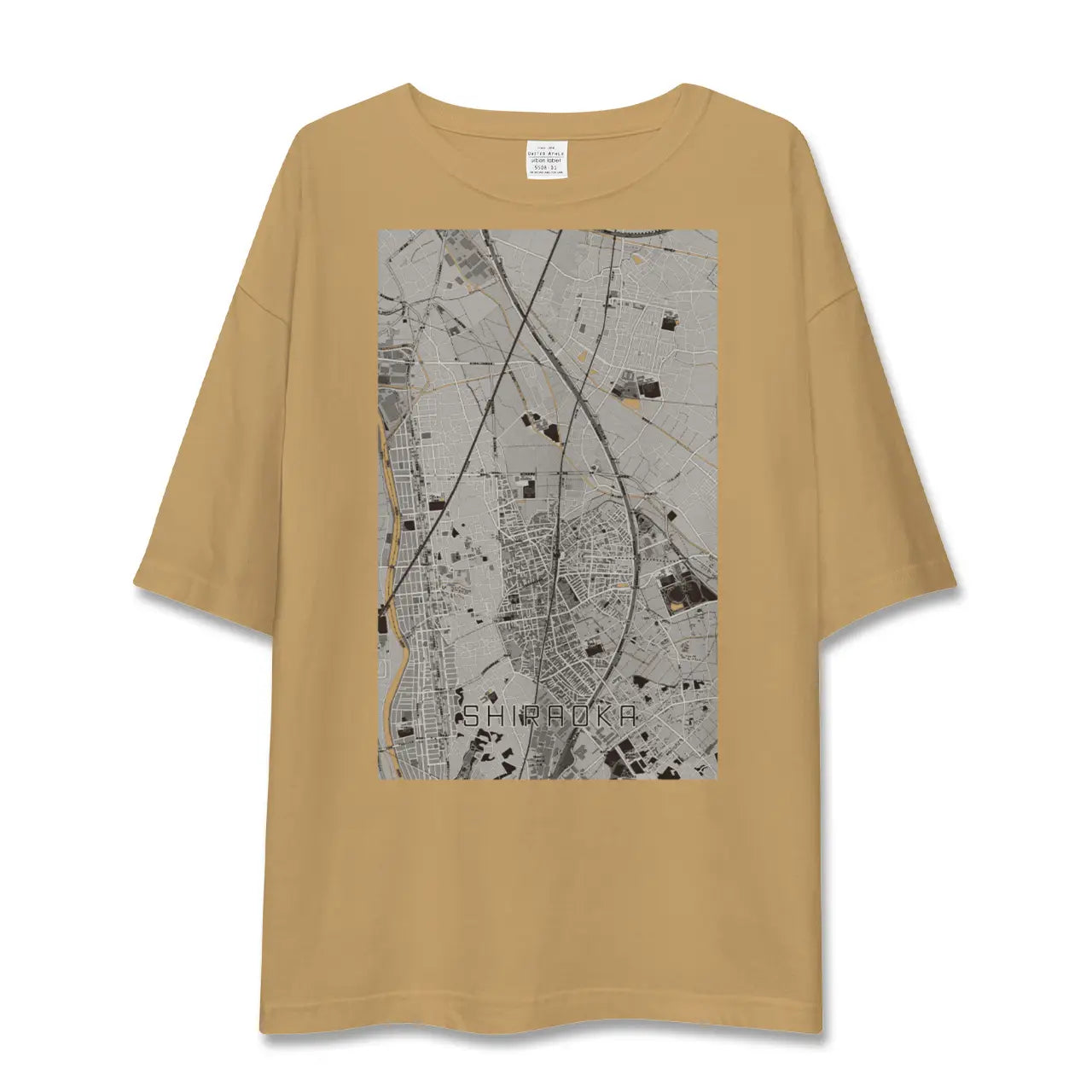 【白岡(埼玉県)】地図柄ビッグシルエットTシャツ