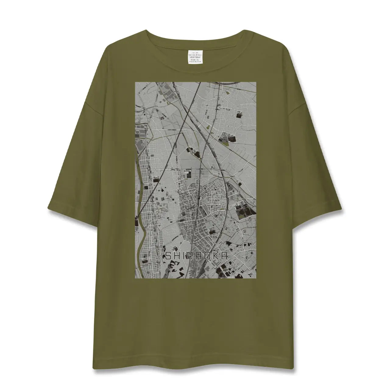 【白岡(埼玉県)】地図柄ビッグシルエットTシャツ