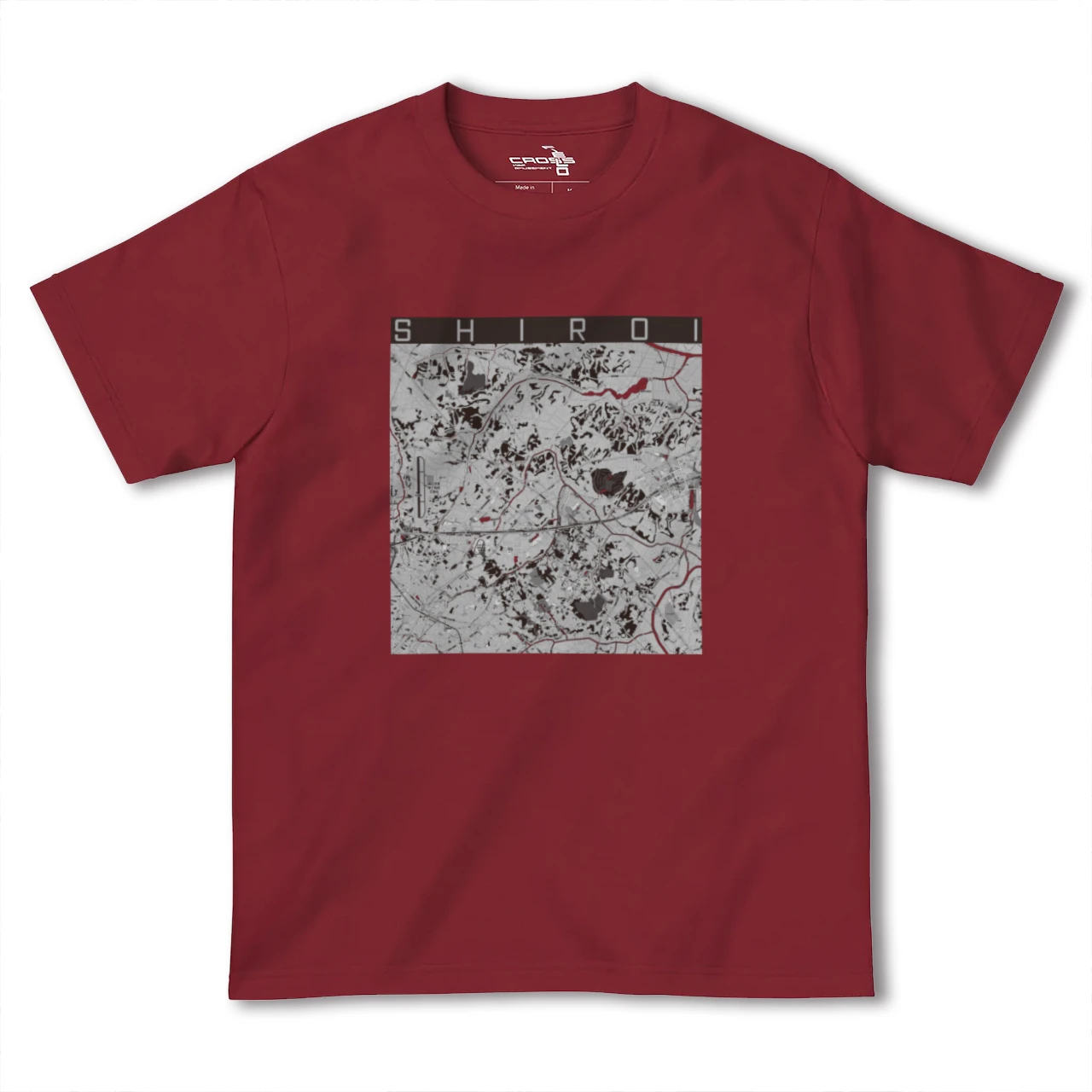 【白井(千葉県)】地図柄ヘビーウェイトTシャツ