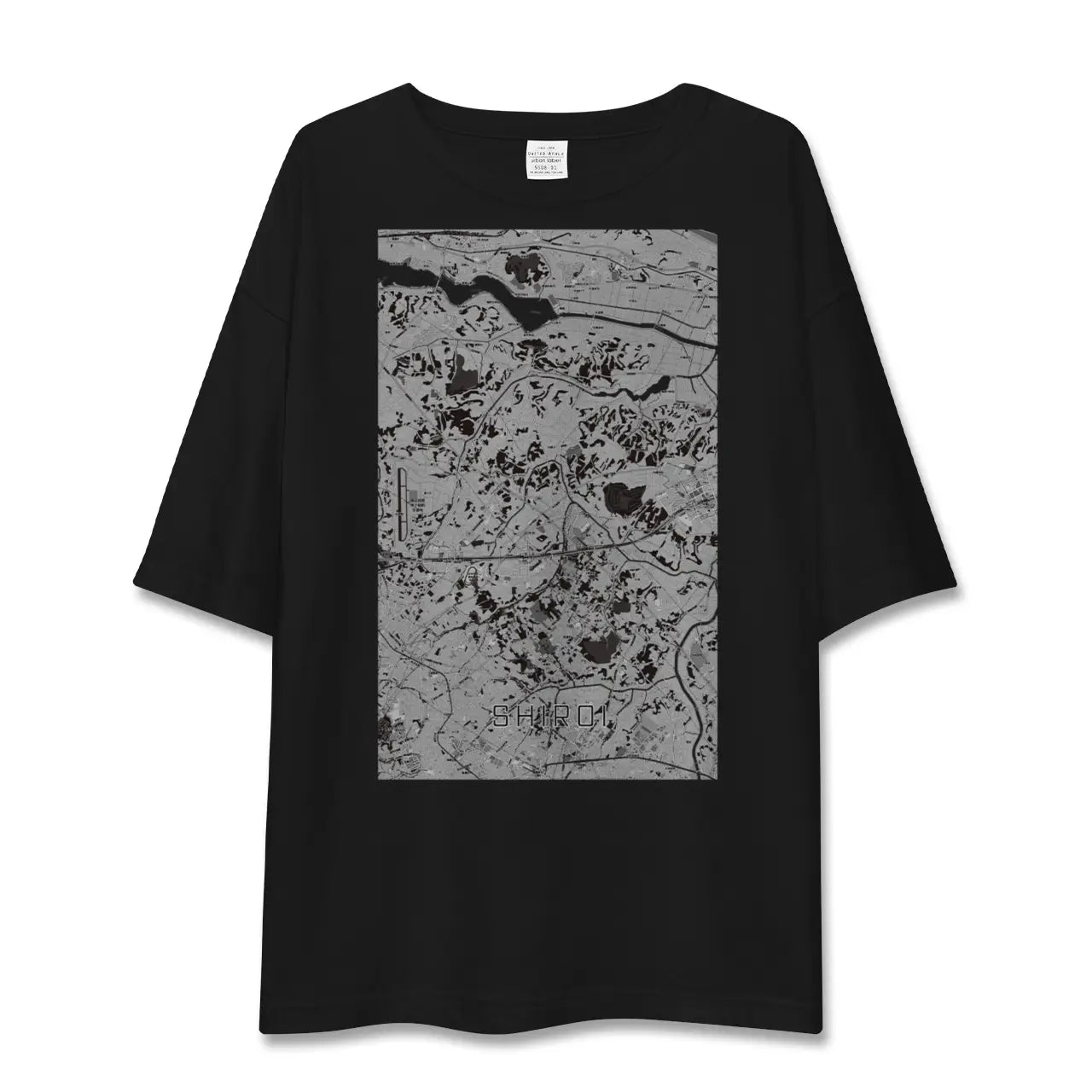 【白井(千葉県)】地図柄ビッグシルエットTシャツ