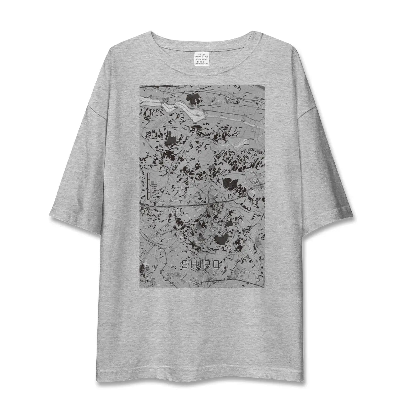 【白井(千葉県)】地図柄ビッグシルエットTシャツ