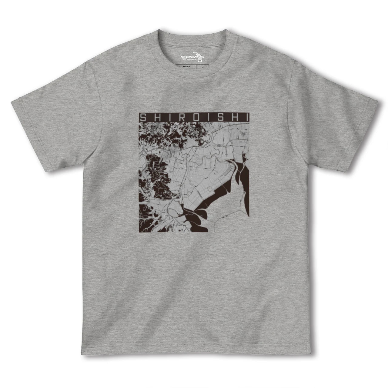 【白石(佐賀県)(佐賀県)】地図柄ヘビーウェイトTシャツ
