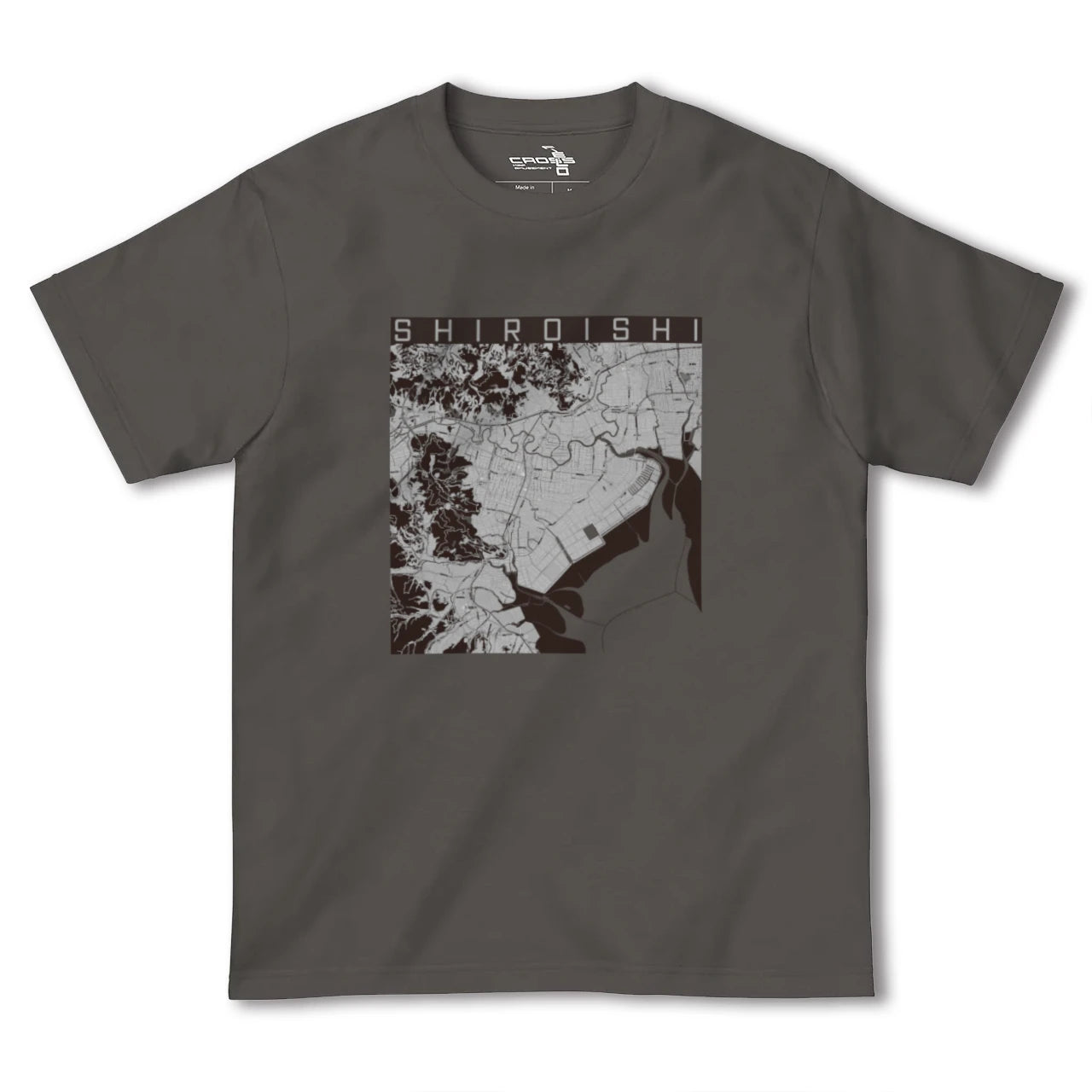 【白石(佐賀県)(佐賀県)】地図柄ヘビーウェイトTシャツ