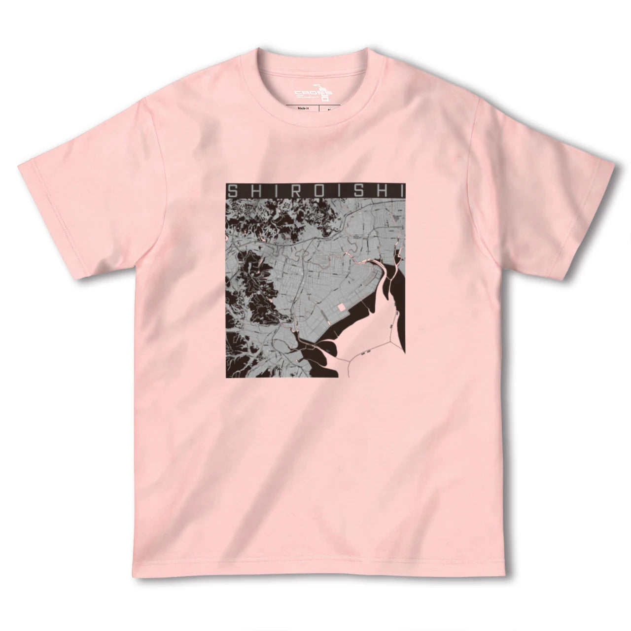 【白石(佐賀県)(佐賀県)】地図柄ヘビーウェイトTシャツ