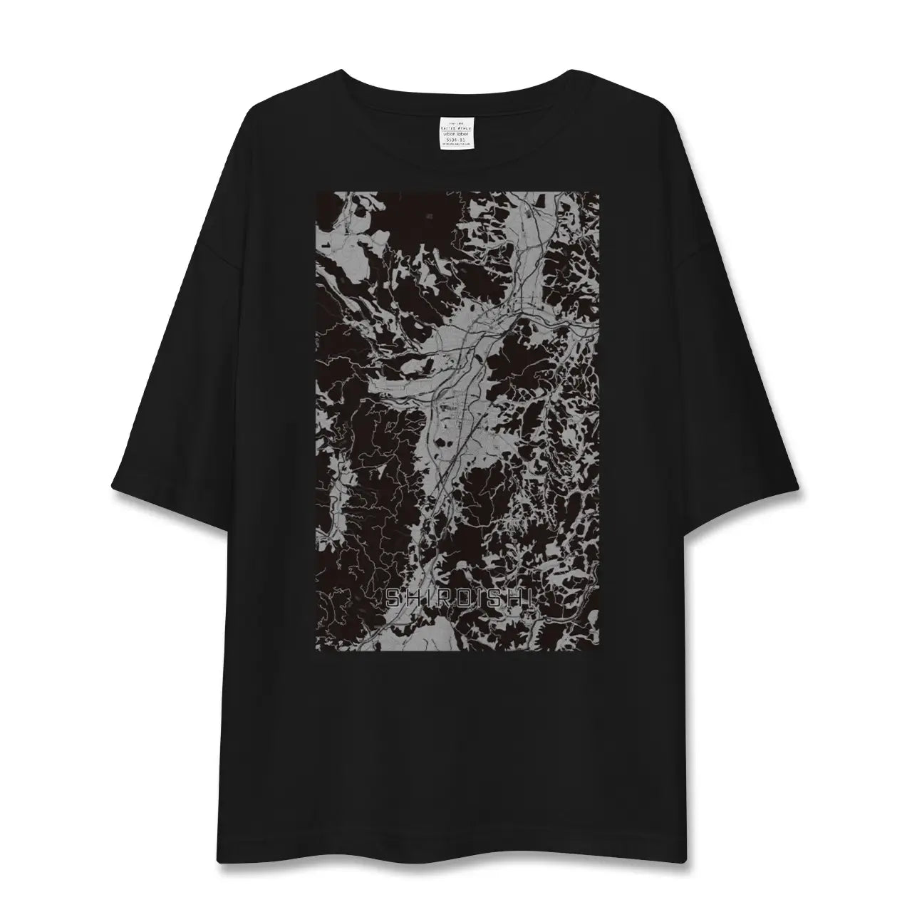 【白石(宮城県)】地図柄ビッグシルエットTシャツ