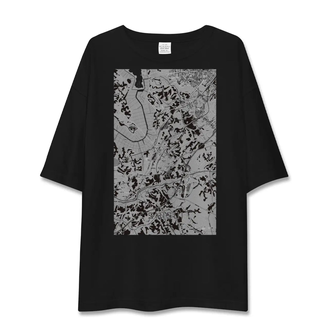 【酒々井(千葉県)】地図柄ビッグシルエットTシャツ