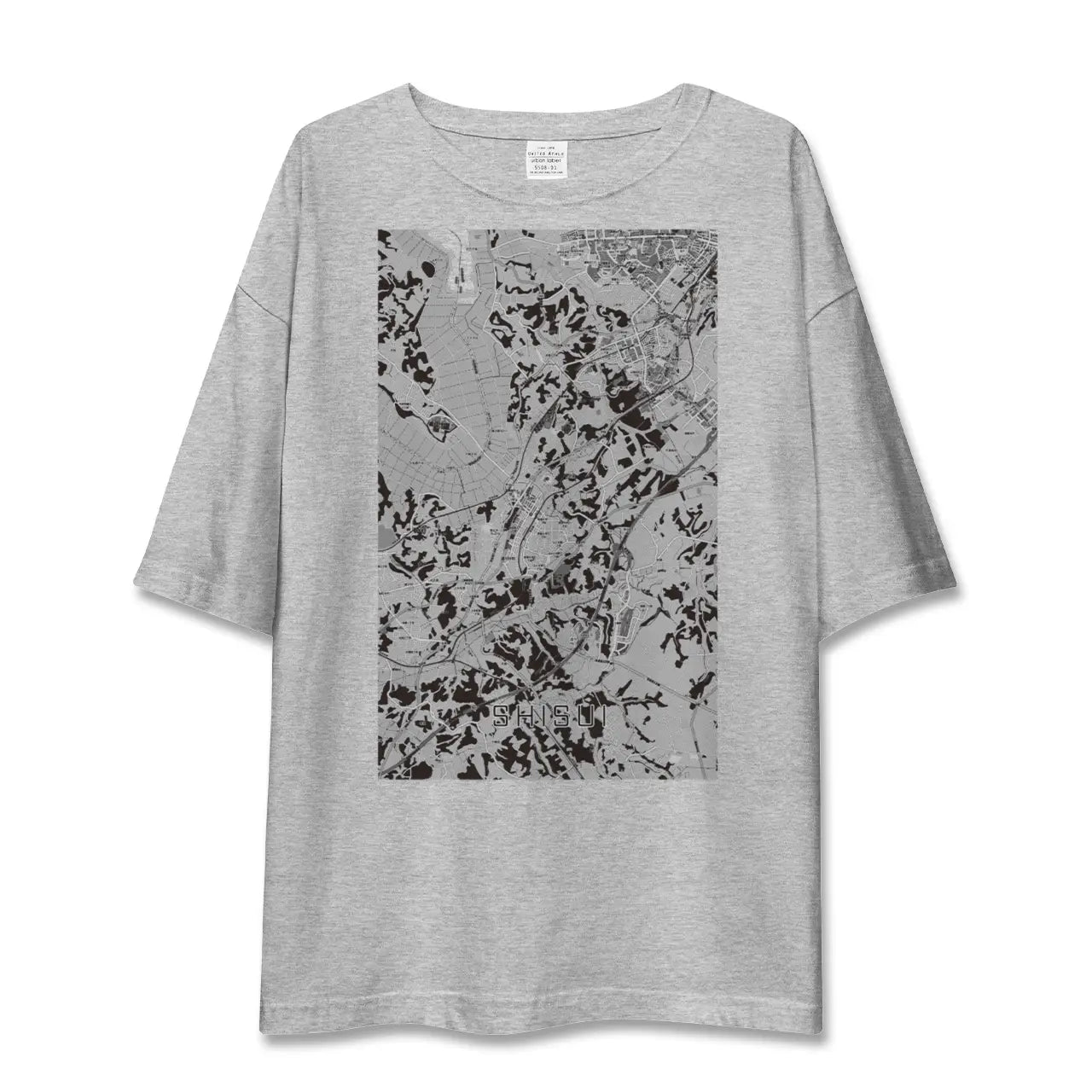 【酒々井(千葉県)】地図柄ビッグシルエットTシャツ