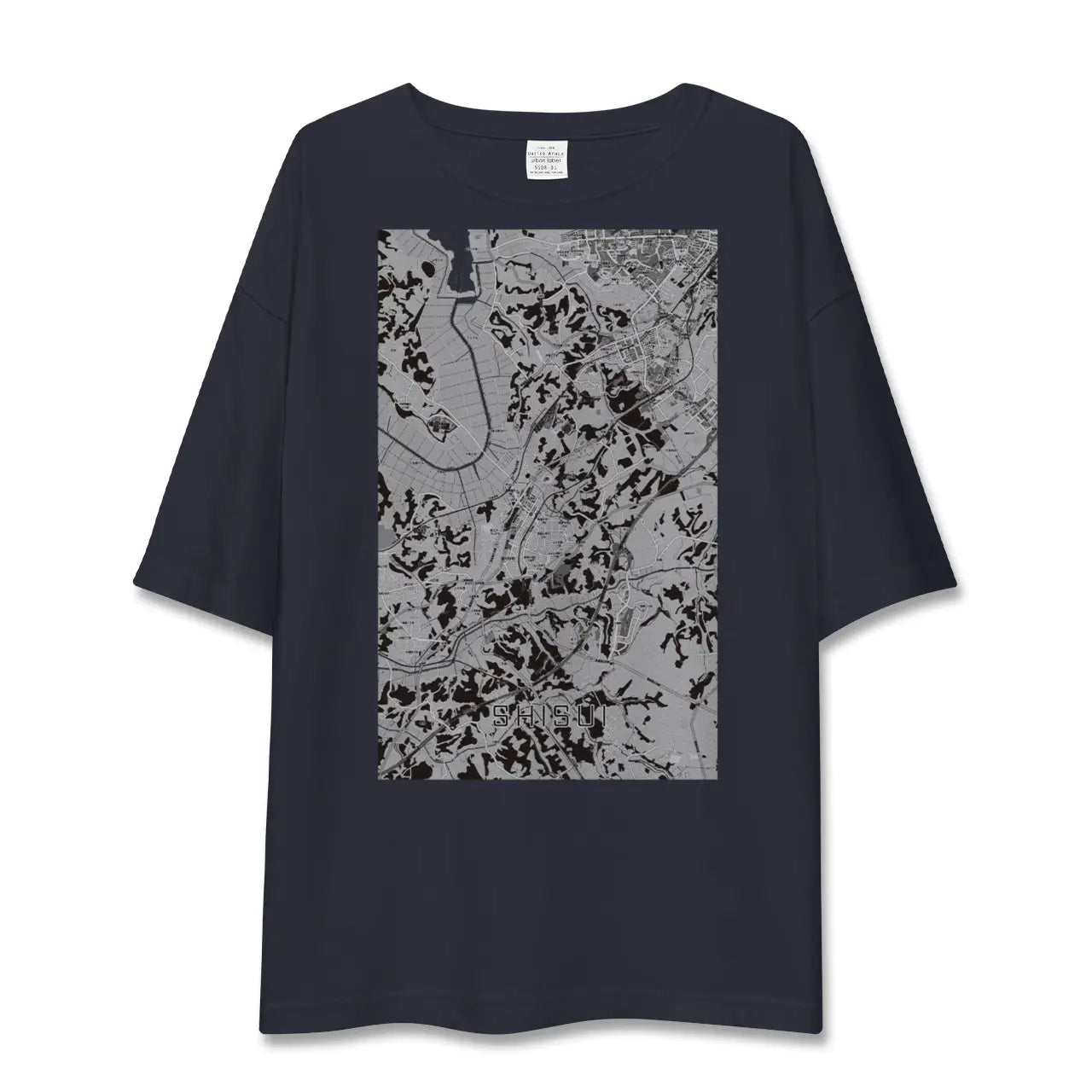 【酒々井(千葉県)】地図柄ビッグシルエットTシャツ