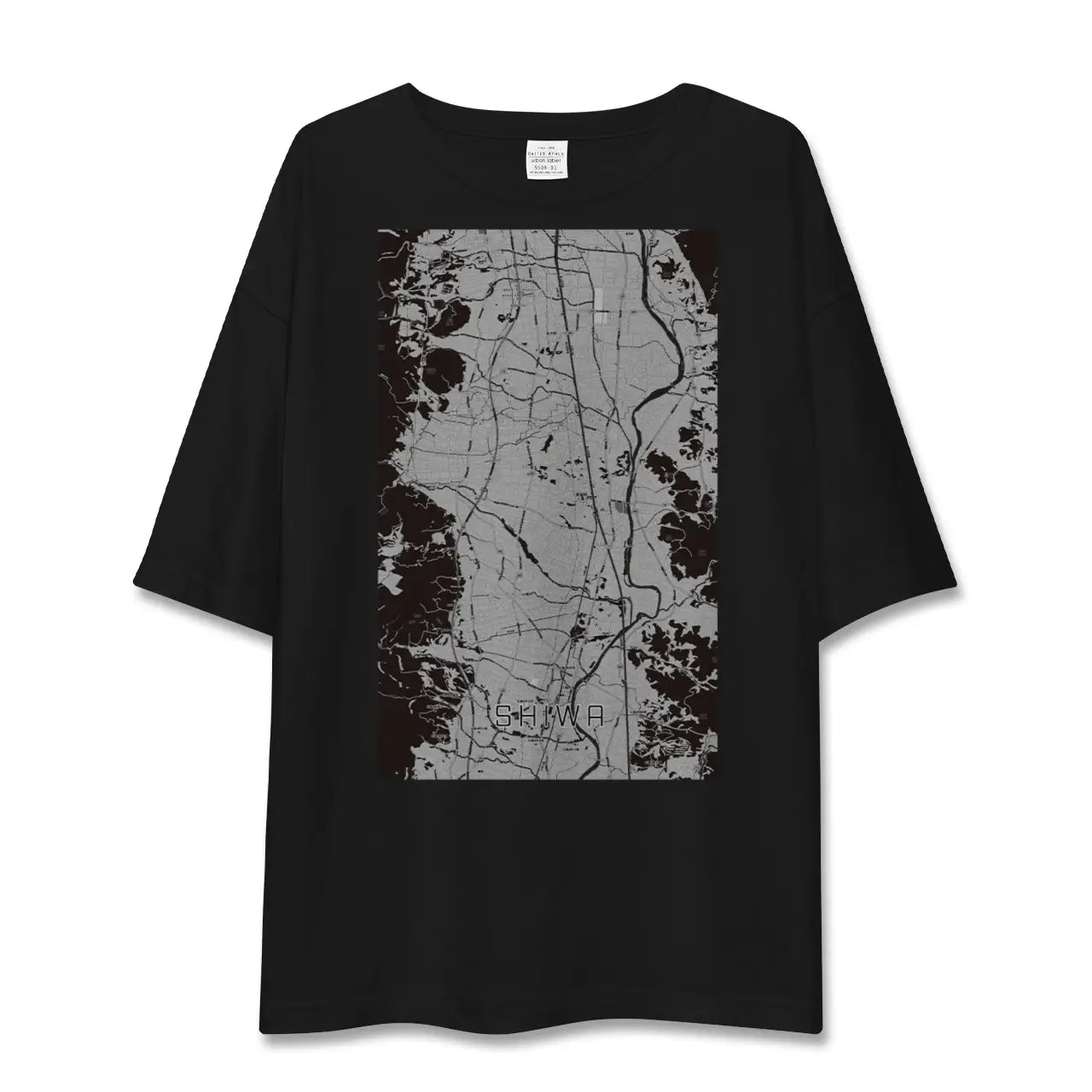 【紫波(岩手県)】地図柄ビッグシルエットTシャツ