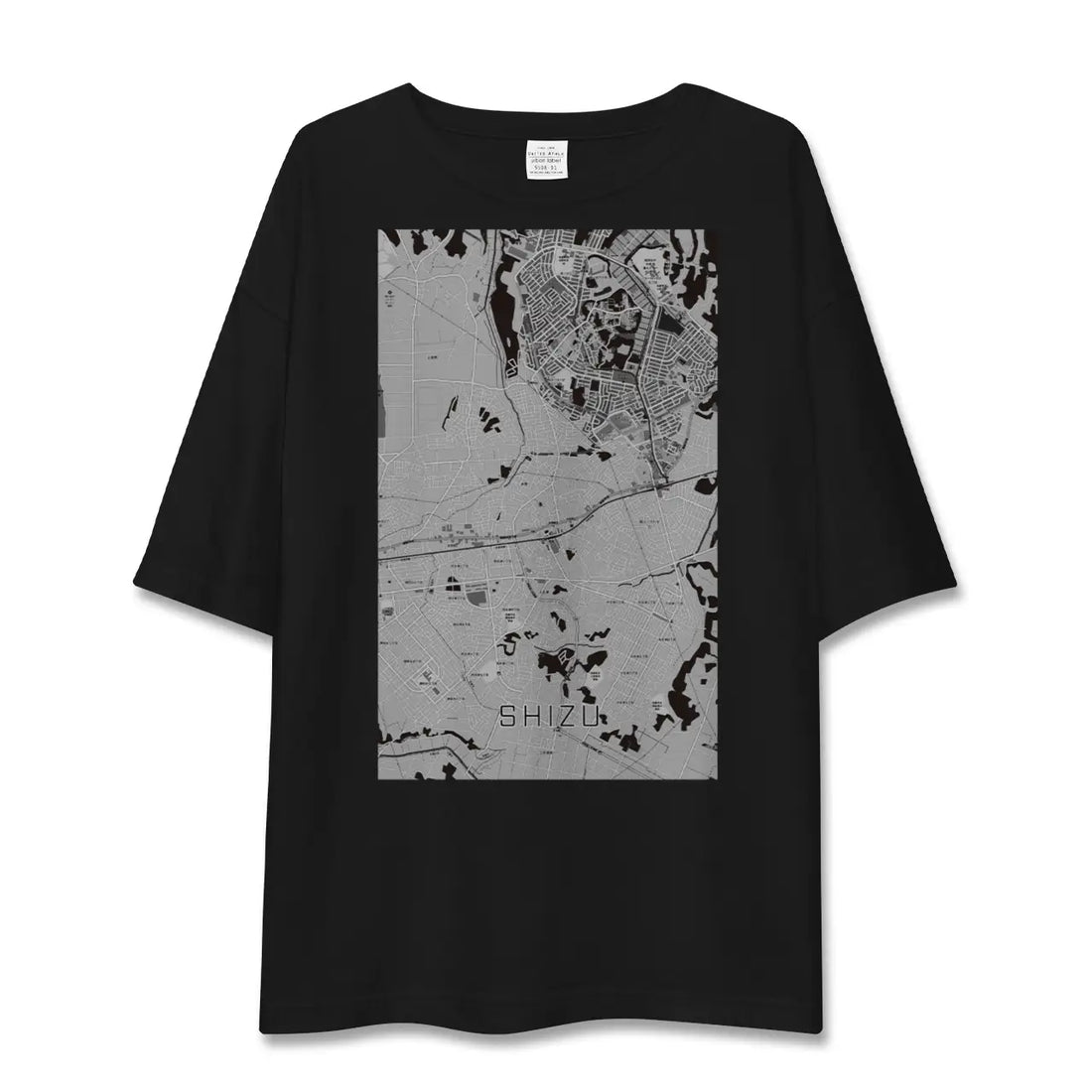 【志津(千葉県)】地図柄ビッグシルエットTシャツ