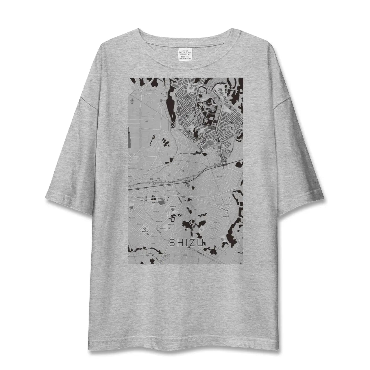 【志津(千葉県)】地図柄ビッグシルエットTシャツ