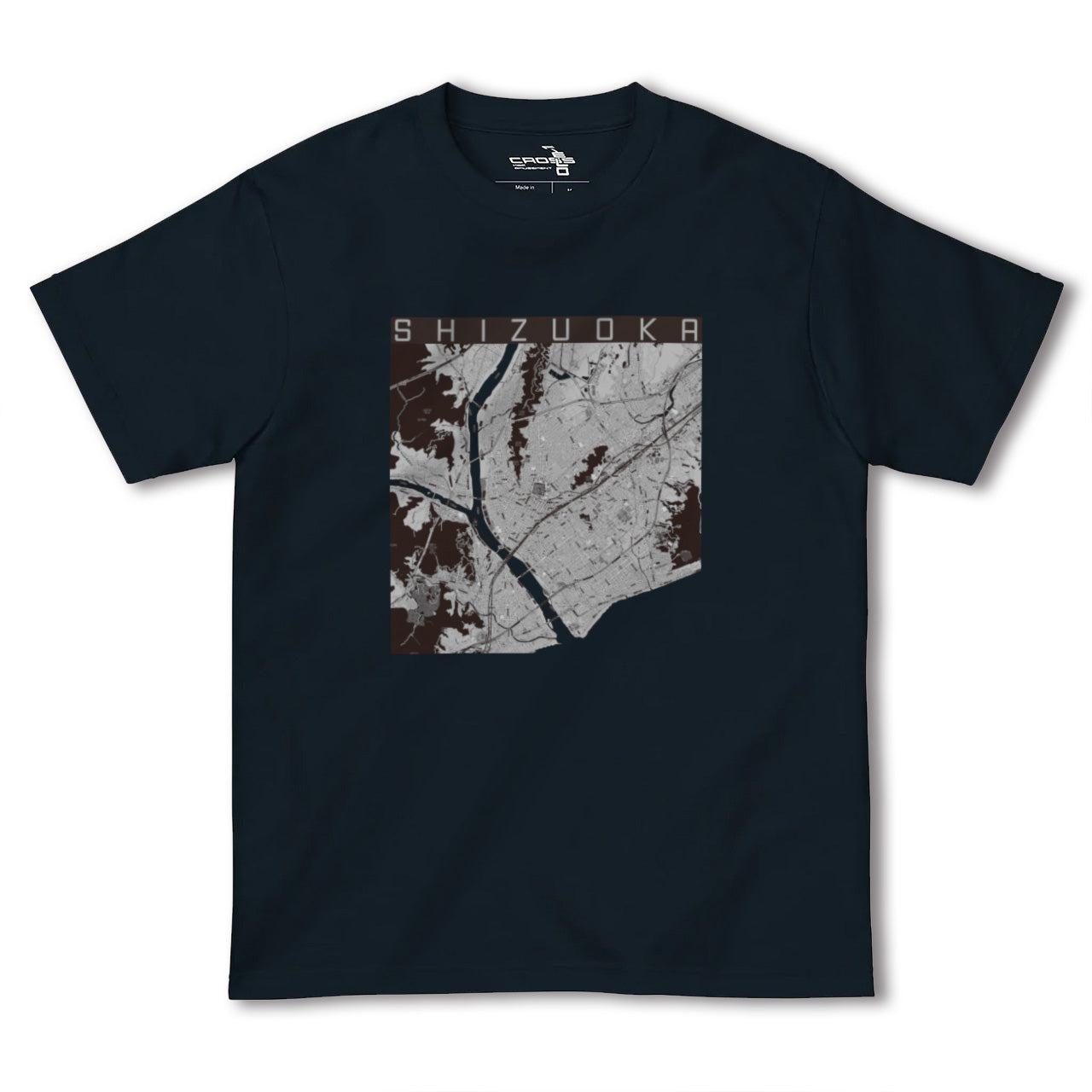 【静岡(静岡県)】地図柄ヘビーウェイトTシャツ