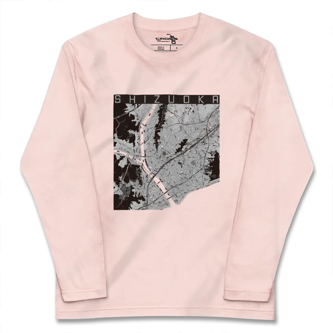 【静岡(静岡県)】地図柄ロングスリーブTシャツ