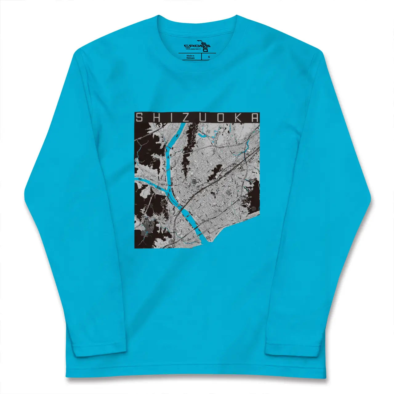 【静岡(静岡県)】地図柄ロングスリーブTシャツ