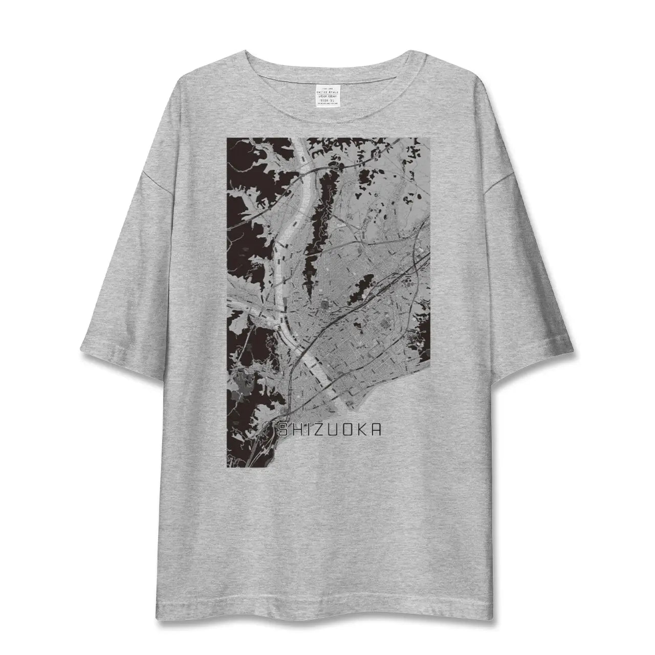 【静岡(静岡県)】地図柄ビッグシルエットTシャツ