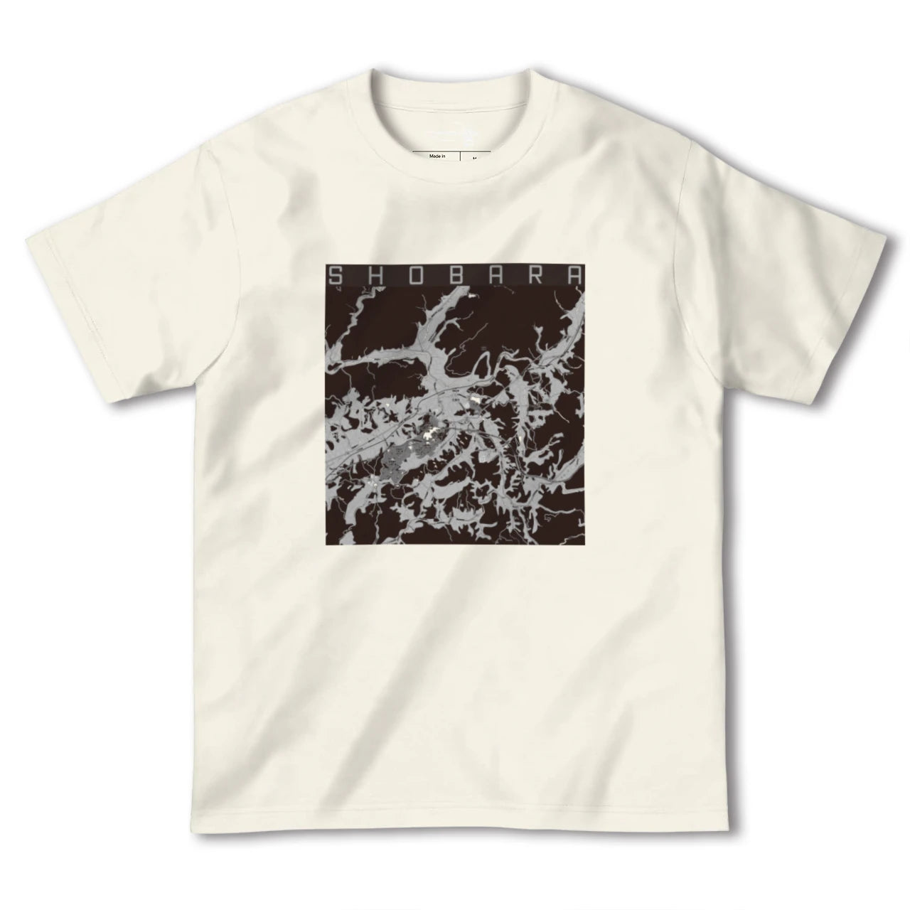 【庄原(広島県)】地図柄ヘビーウェイトTシャツ