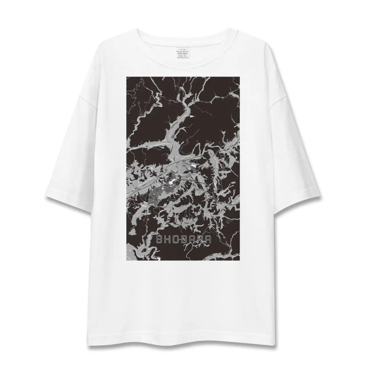 【庄原(広島県)】地図柄ビッグシルエットTシャツ