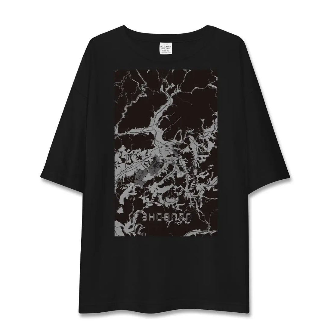 【庄原(広島県)】地図柄ビッグシルエットTシャツ