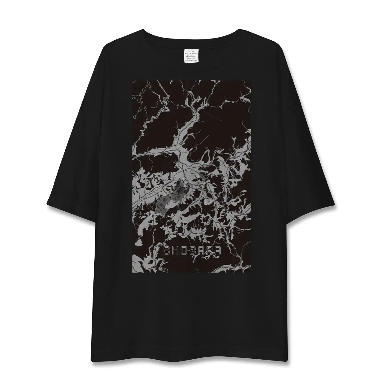【庄原(広島県)】地図柄ビッグシルエットTシャツ