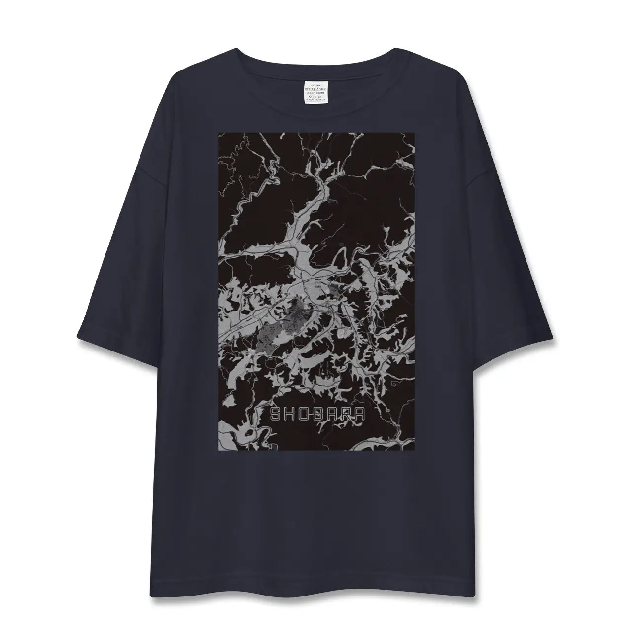 【庄原(広島県)】地図柄ビッグシルエットTシャツ