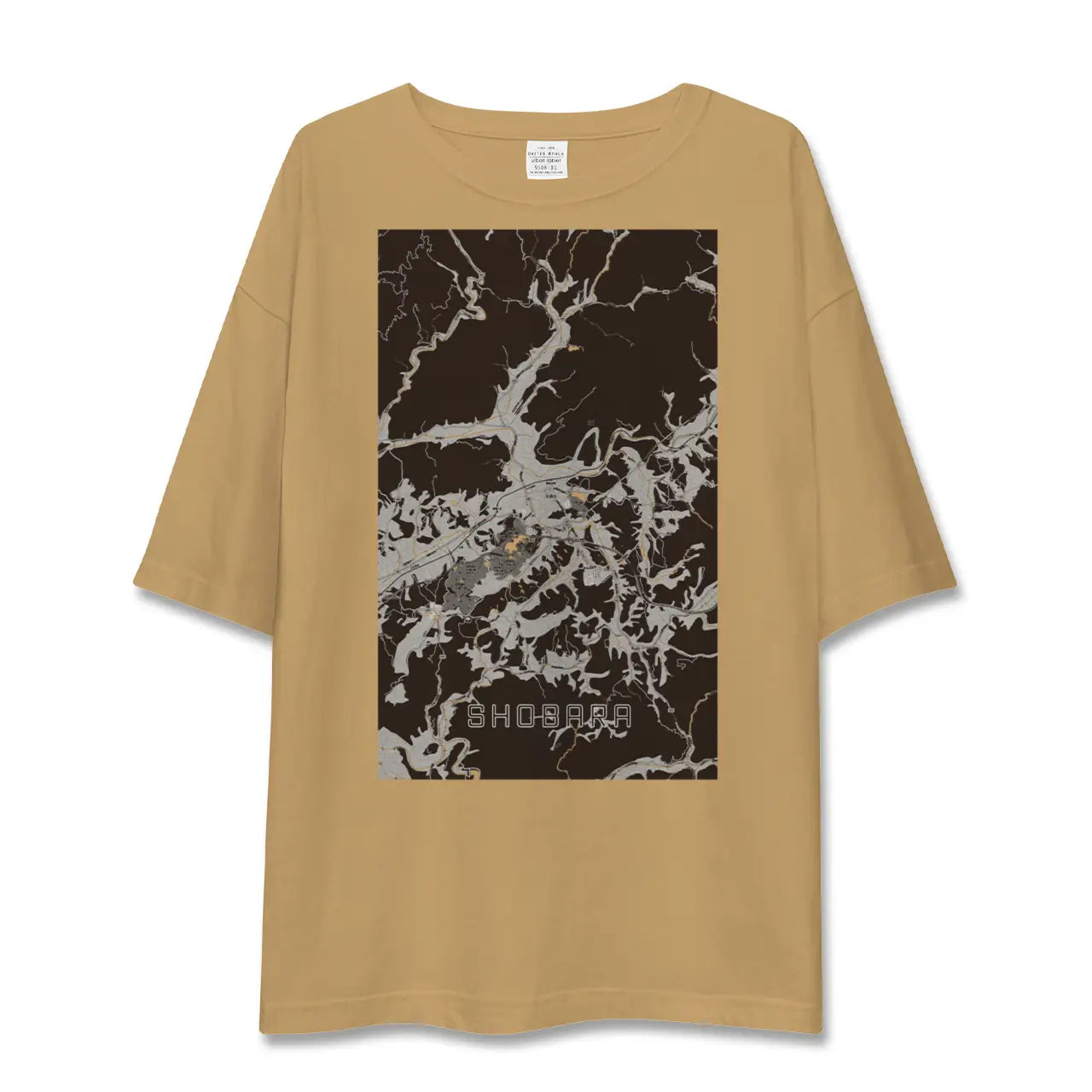 【庄原(広島県)】地図柄ビッグシルエットTシャツ