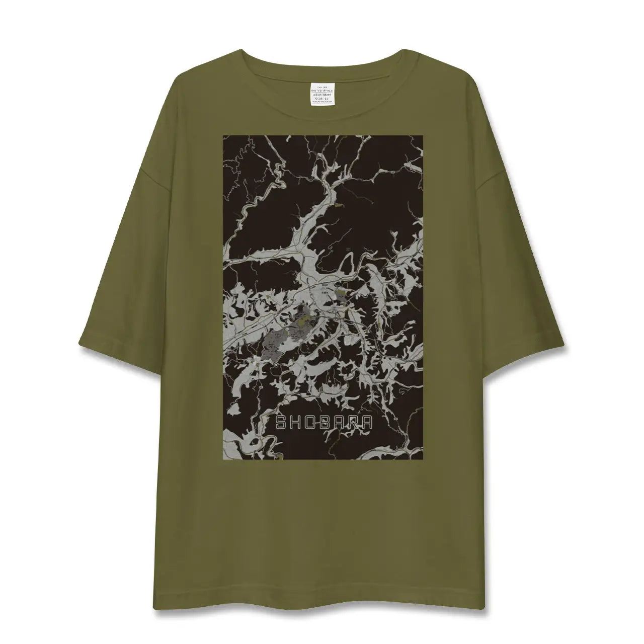 【庄原(広島県)】地図柄ビッグシルエットTシャツ