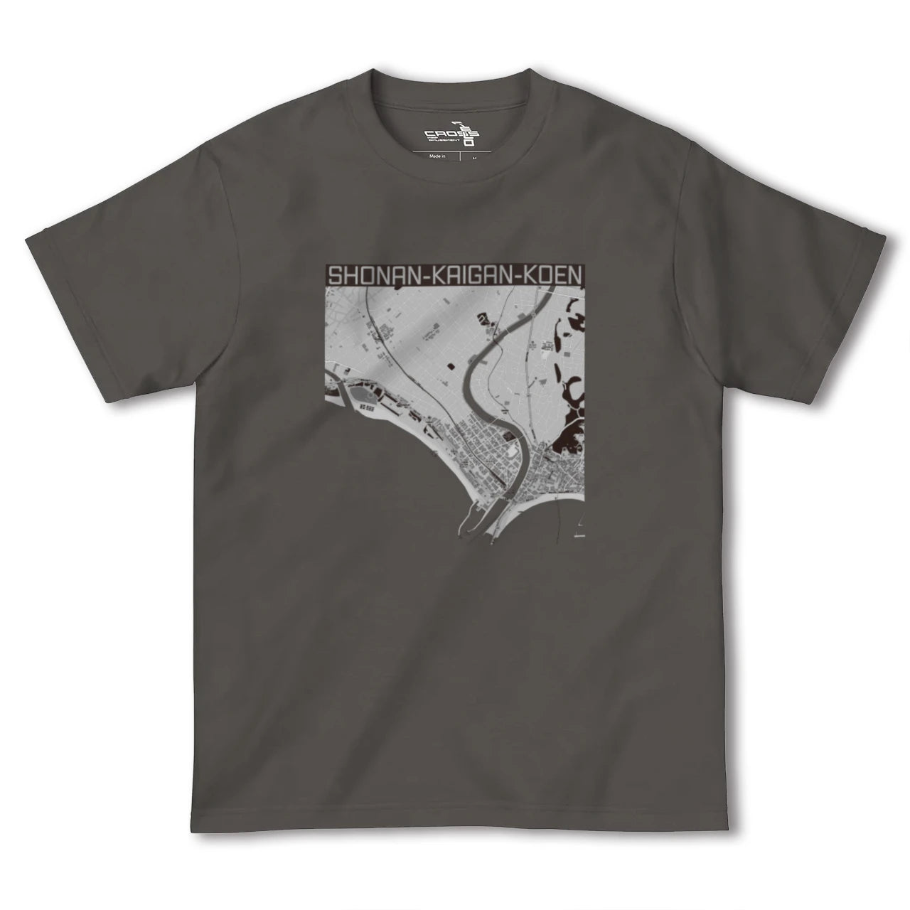【湘南海岸公園(神奈川県)】地図柄ヘビーウェイトTシャツ
