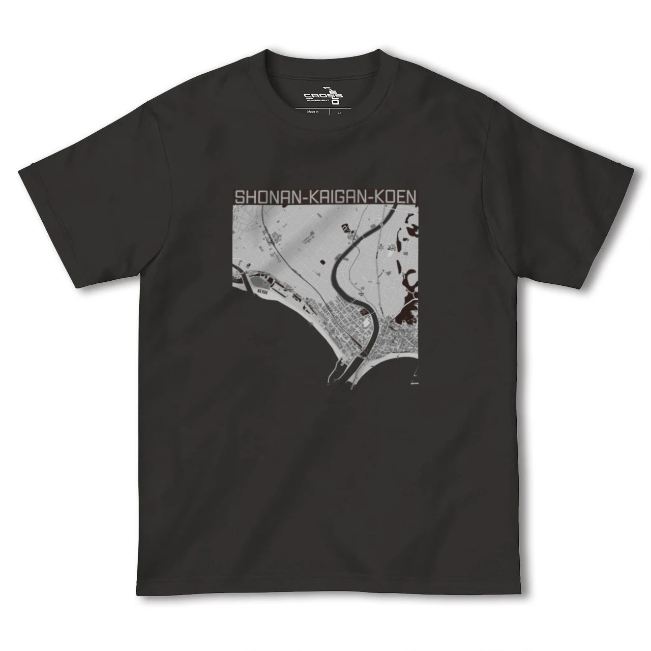 【湘南海岸公園(神奈川県)】地図柄ヘビーウェイトTシャツ